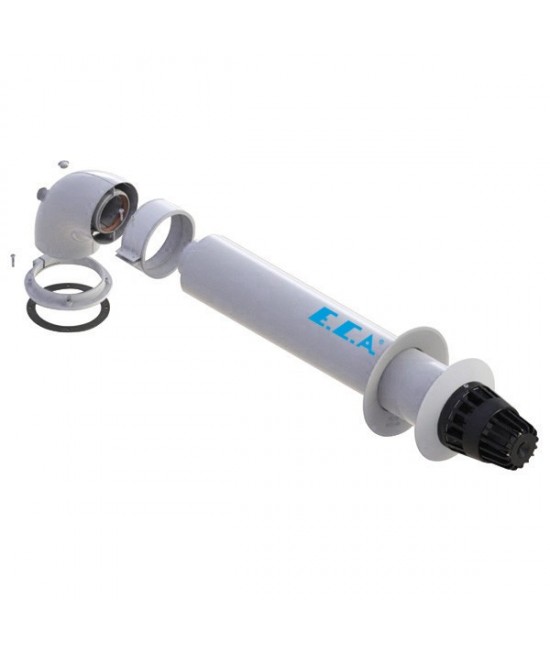 ECA Yoğuşmalı Kombi Baca Kiti 60/100 Mm (75 Cm)